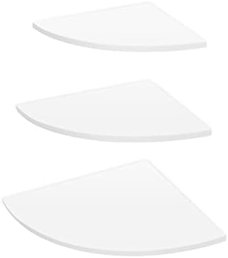 Pwshymi 3Pcs Corner Floating Shelves
