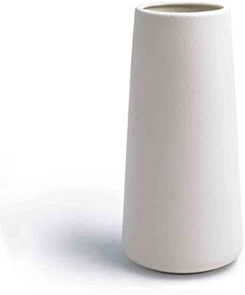 White Ceramic Vase Minimalist Design 71IN