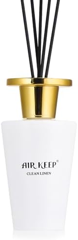 Airkeep Reed Diffuser Set 507 Fl Oz Clean Linen Scent