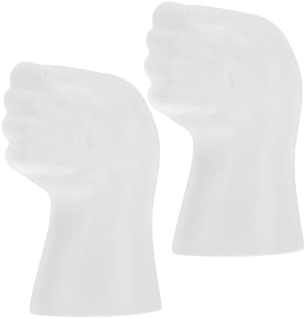 2pcs Modern Hand Shape Plastic Vases for Home Office Decor