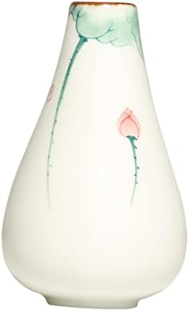 Simple Lotus Ceramic Vase for Home Decor and Flower Arrangement
