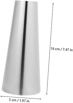 Happyyami Decorative Flower Vase Stainless Steel Tabletop Planter