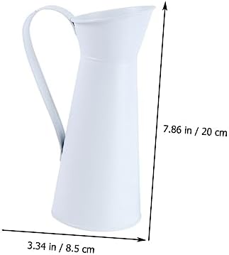 2pcs Galvanized Iron Flower Vase Set for Home and Office Decor