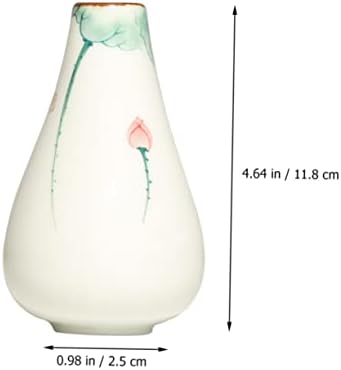 Simple Lotus Ceramic Vase for Home Decor and Flower Arrangement