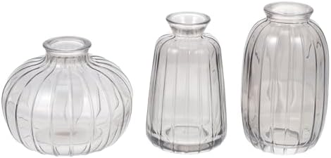 Amosfun 3pcs Creative Flower Vase for Home Decor