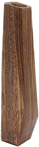 Wakauto Rustic Tall Oblong Wooden Vase