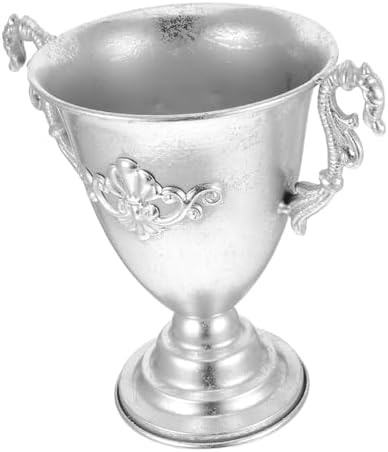 Rustic Iron Flower Vase Vintage Decorative Pot for Home