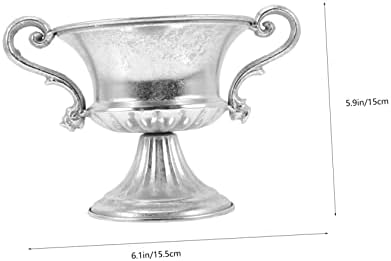 SUPVOX Vintage Iron Flower Vase for Home Decor