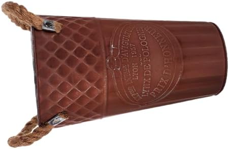 SUPVOX Vintage Iron Flower Bucket Decorative Vase