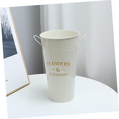 Vintage Flower Bucket Iron Pot for Succulents and Indoor Plants