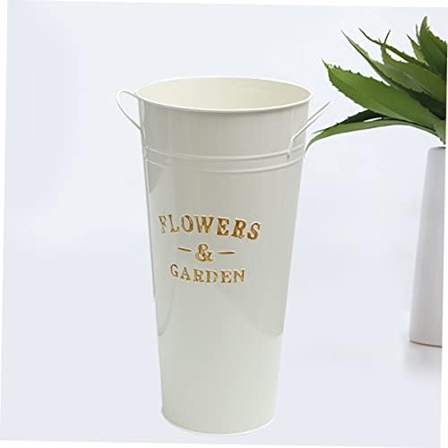 Vintage Flower Bucket Iron Pot for Succulents and Indoor Plants