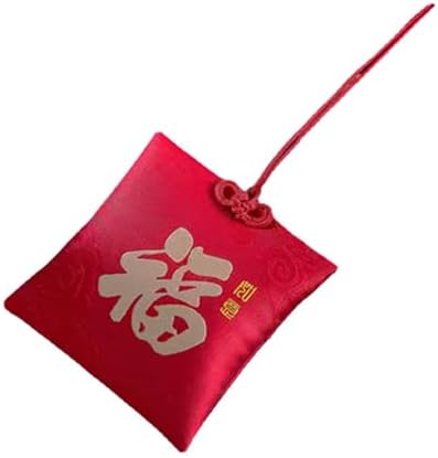 Antique Red Blessing Bag Fragrance Bag Portable Cloth Bag