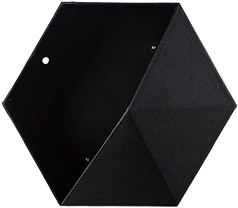 BEIJIALY Hexagonal Floating Wall Shelves - Black