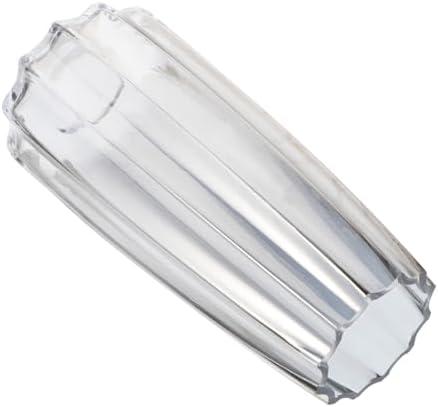 Cabilock Smoky Grey Glass Vase for Dried Flowers and Plants
