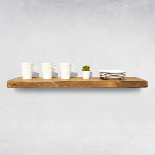 URBANDI Rustic Floating Shelves Set of 2