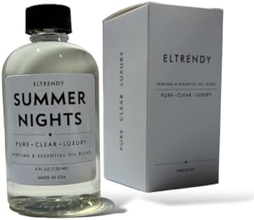 ElTrendy Summer Nights Luxury Aroma Oil Diffuser Refill 4 Fl Oz