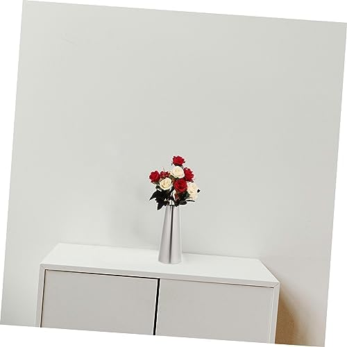 HAKIDZEL Flower Arrangement Stainless Steel Decorative Bow Vase