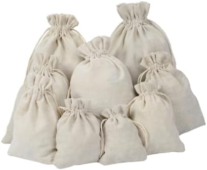 4pcs Drawstring Sachets for Tea and Lavender Storage