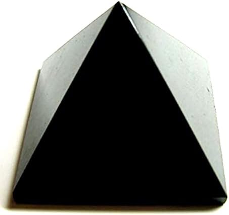 Black Onyx Pyramid for Root Chakra Grounding