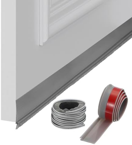 Uxcell Door Bottom Sweep 39 x 2 Inch Adhesive Draft Stopper with Brush