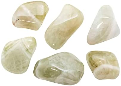 Prasiolite Tumbled Stones Set Medium