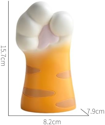 WAIT FLY Cat Paw Ceramic Flower Vase Orange