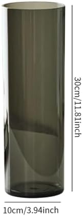 Qianly Acrylic Flower Vase for Desktop and Entryway Decoration