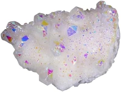 White Angel Aura Quartz Cluster Home Decor 1