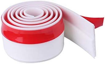 Energy Saver Door Draft Stopper - Noise Cancellation - Brown White Grey
