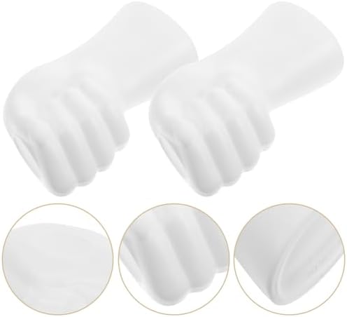 2pcs Modern Hand Shape Plastic Vases for Home Office Decor