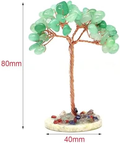 Natural Crystal Money Tree with Quartz Base