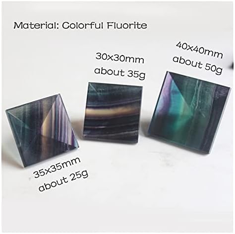 Natural Colorful Fluorite Crystal Pyramid for Home Decoration
