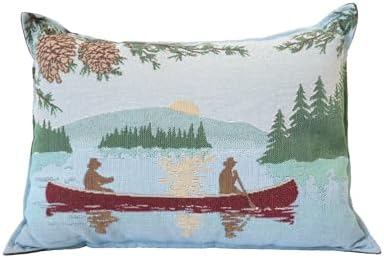 Lake Canoe Tapestry Balsam Fir Filled Pillow Sachet