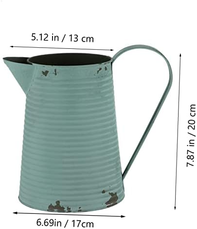 Unique Flower Storage Pot with Pitcher Handle for Garden Decor