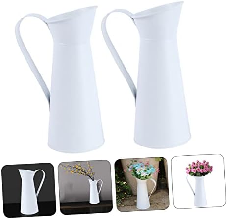 Happyyami Modern Iron Vase for Flower Arrangement