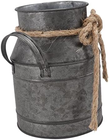 Ciieeo Iron Bucket Flower Pot Vintage Decor