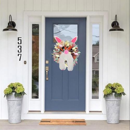 Easter Bunny Butt Wreath Kit Plush Decor