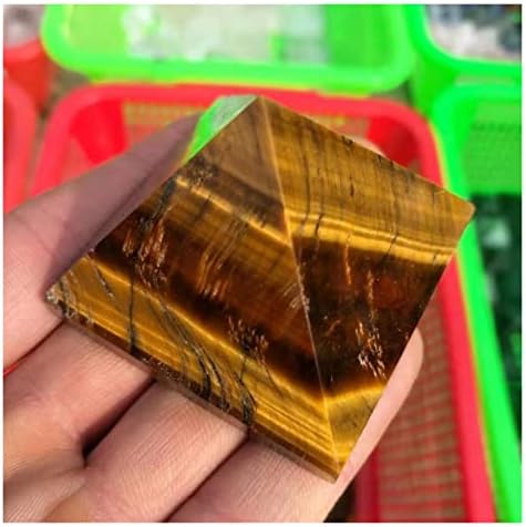 DOUKI Natural Crystal Pyramid for Home Decoration