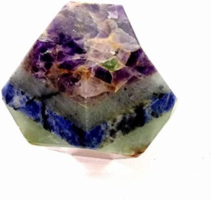 INDIA MADE Seven Chakra Dodecahedron Crystal Stone