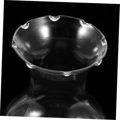 4pcs Clear Plastic Hydroponic Plant Vase for Home Decor