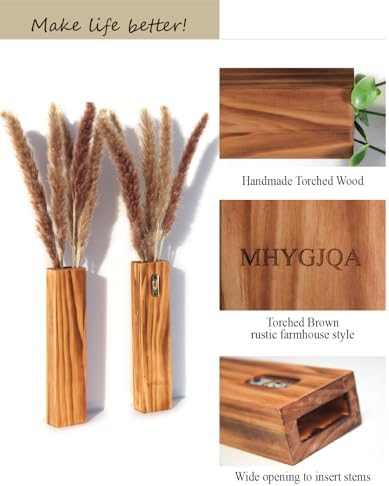 Wood Wall Planter for Indoor Plants 2 Pack