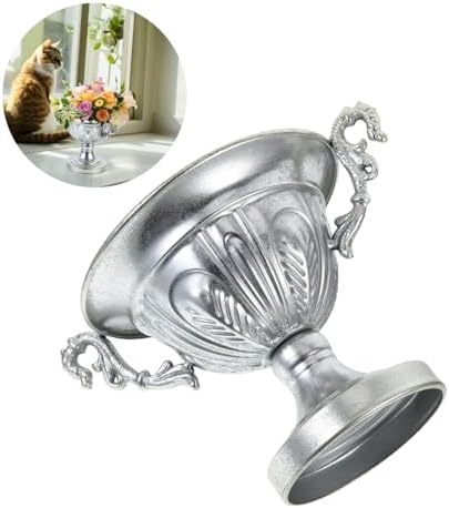 Vintage Iron Art Vase for Rustic Farmhouse Decor