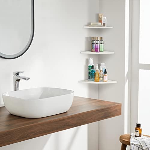 Pwshymi 3Pcs Corner Floating Shelves