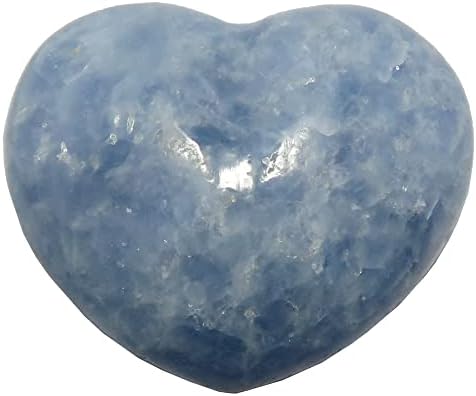 Blue Calcite Heart Crystal Stone 275-3 Inches