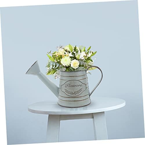 Balacoo 2pcs Vintage Rustic Iron Flower Vase Decor