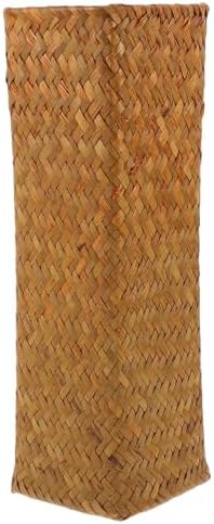 Alipis Natural Seaweed Wicker Vase Tall Plant Holder