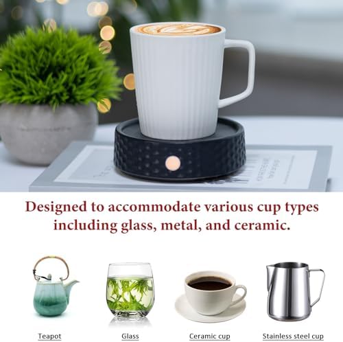 Electric Candle Warmer Plate - Ceramic for Jar Candles and Mugs