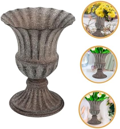 Vintage Style Decorative Metal Flower Vase for Home Table Centerpiece