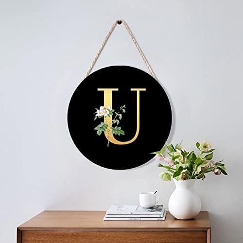 Farmhouse Door Hanger with Greenery and Floral Design