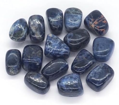 Beautiful Tumbled Blue Sodalite Crystal Healing Specimen 500g